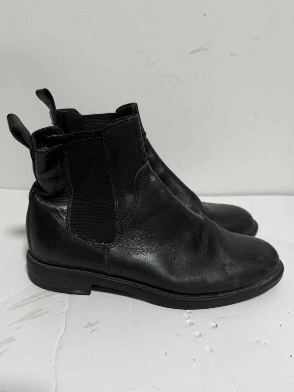 Vagabond Shoemakers Black Leather Chelsea Ankle Boots EU 37 Minimalist - Picture 2 of 8